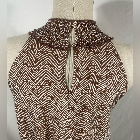 NWT Maurices Smocked Mock Neck Mini Dress Animal Print Size 2X - Picture 6 of 11